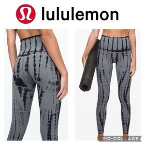 Lululemon wunder under tights size 8